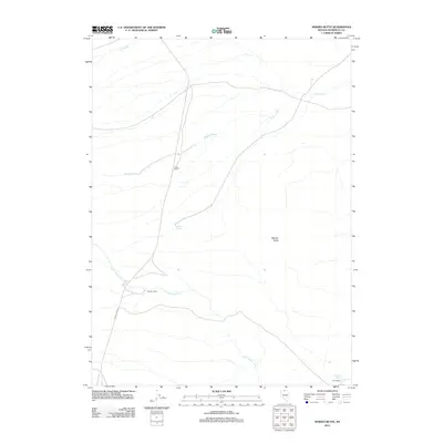 2011 Map of Maiden Butte, 2011 Print