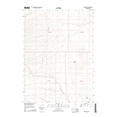 2015 Map of Maiden Butte, 2015 Print