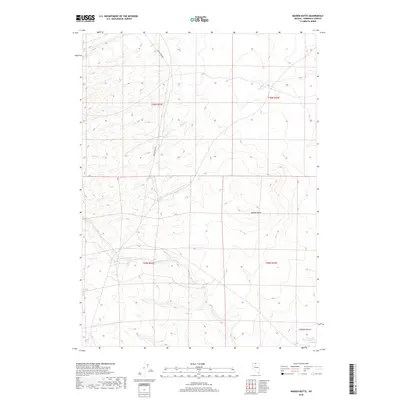 2018 Map of Maiden Butte, 2018 Print