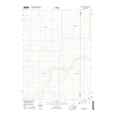 2015 Map of Maiden Butte SE, 2015 Print