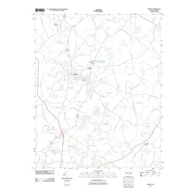 2010 Map of Maiden, 2010 Print