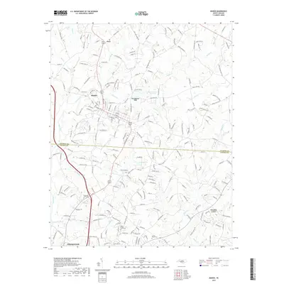2019 Map of Maiden, 2019 Print