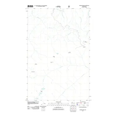 2011 Map of Maiden Peak, 2011 Print