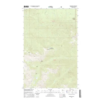 2017 Map of Maiden Peak, 2017 Print