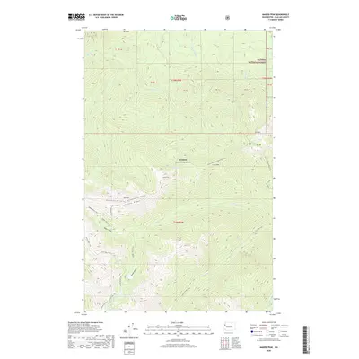 2020 Map of Maiden Peak, 2020 Print