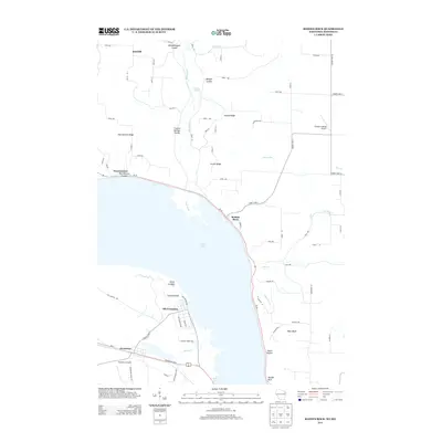 2013 Map of Maiden Rock, 2013 Print