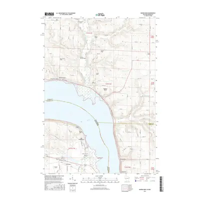 2015 Map of Maiden Rock, 2015 Print