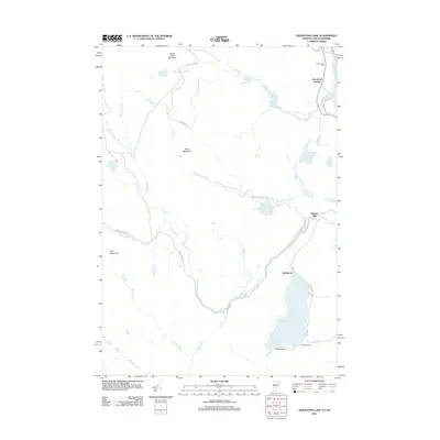 2012 Map of Maidstone Lake, 2012 Print
