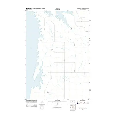 2012 Map of Mail Shack Creek, 2012 Print