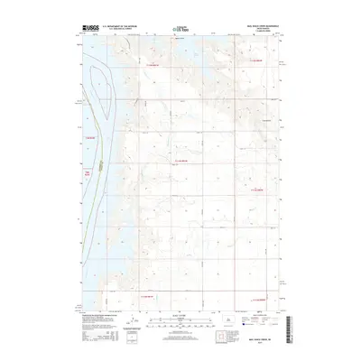 2015 Map of Mail Shack Creek, 2015 Print