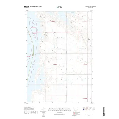 2017 Map of Mail Shack Creek, 2017 Print