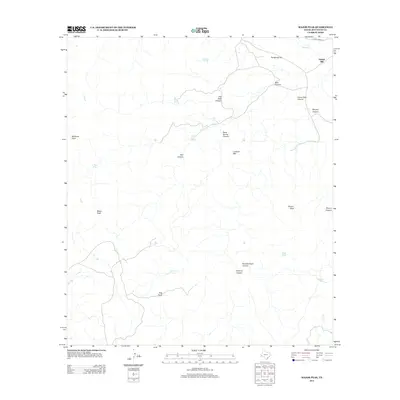 2012 Map of Major Peak, 2012 Print