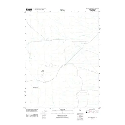 2011 Map of Majuba Mountain, 2011 Print