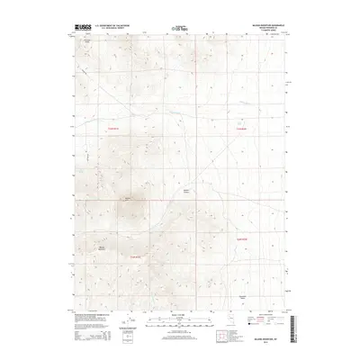 2014 Map of Majuba Mountain, 2014 Print