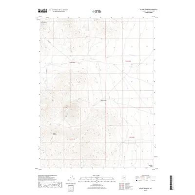 2018 Map of Majuba Mountain, 2018 Print