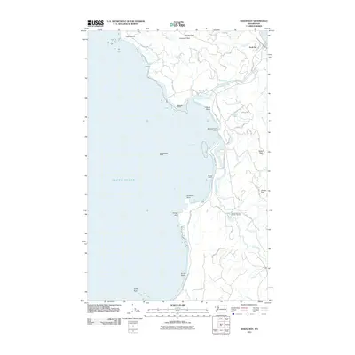 2011 Map of Makah Bay, 2011 Print