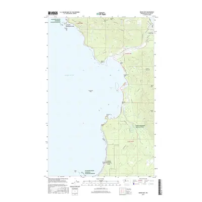2017 Map of Makah Bay, 2017 Print