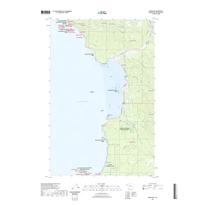 2020 Map of Makah Bay, 2020 Print