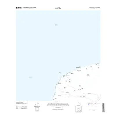 2013 Map of Makaha Point, 2013 Print
