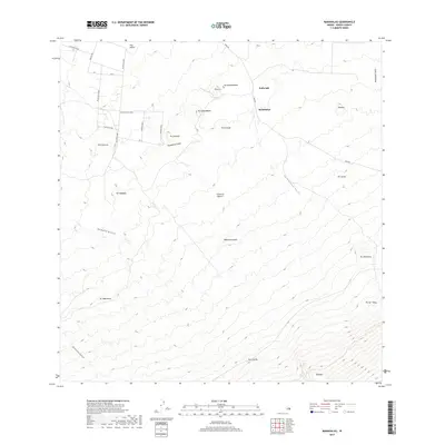 2017 Map of Makahalau, 2017 Print