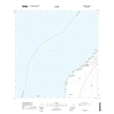 2017 Map of Makalawena, 2017 Print