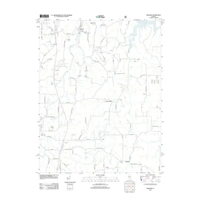 2012 Map of Makanda, 2012 Print
