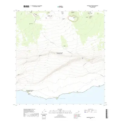 2017 Map of Makaopuhi Crater, 2017 Print