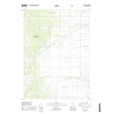 2017 Map of Maki Creek, 2017 Print