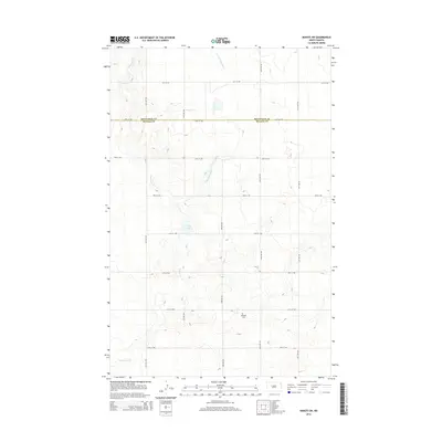 2014 Map of Makoti SW, 2014 Print