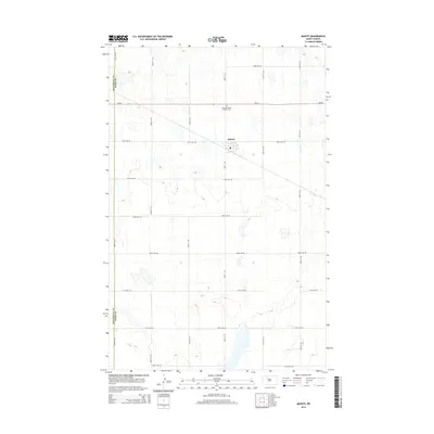 2014 Map of Makoti, 2014 Print