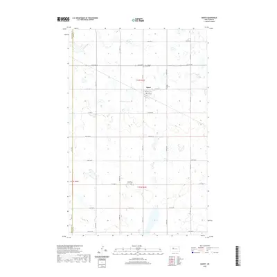 2020 Map of Makoti, 2020 Print
