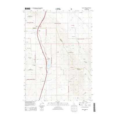 2013 Map of Malad Summit, 2013 Print