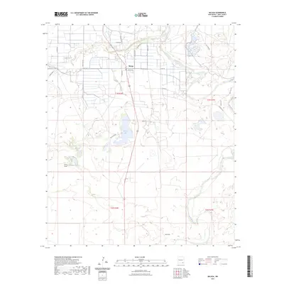 2023 Map of Malaga, 2023 Print