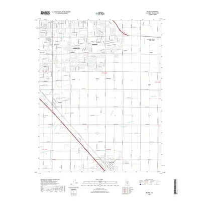 2018 Map of Malaga, 2018 Print