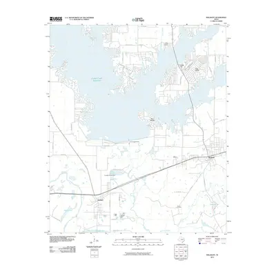 2010 Map of Malakoff, 2010 Print