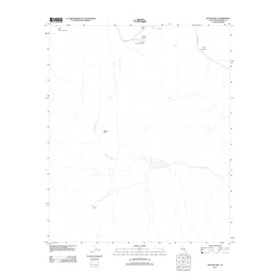 2012 Map of Malapai Hill, 2012 Print