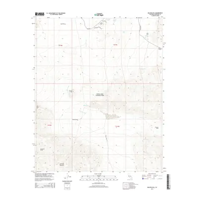 2015 Map of Malapai Hill, 2015 Print