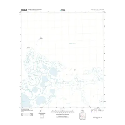 2012 Map of Malheureux Point, 2012 Print