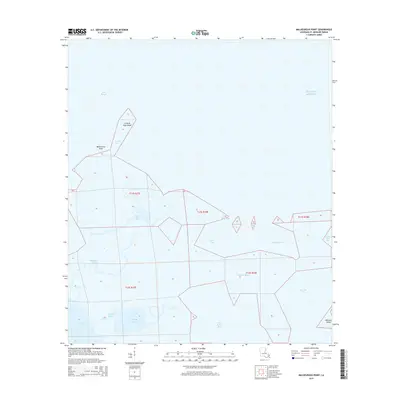 2015 Map of Malheureux Point, 2015 Print
