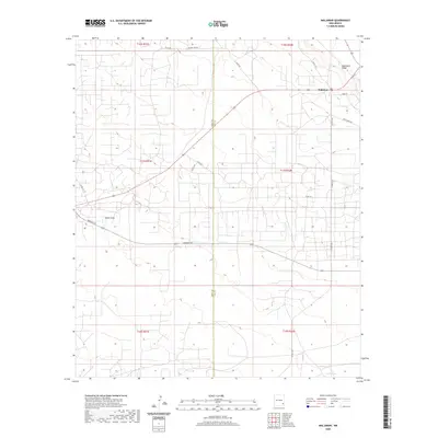 2020 Map of Maljamar, 2020 Print