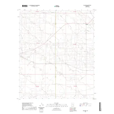 2023 Map of Maljamar, 2023 Print
