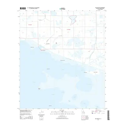 2015 Map of Mallard Bay, 2015 Print