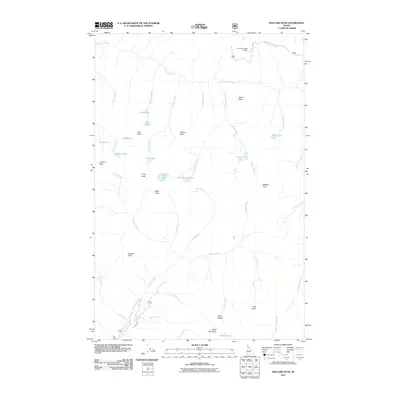 2011 Map of Mallard Peak, 2011 Print