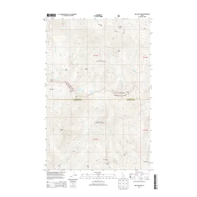 2013 Map of Mallard Peak, 2013 Print