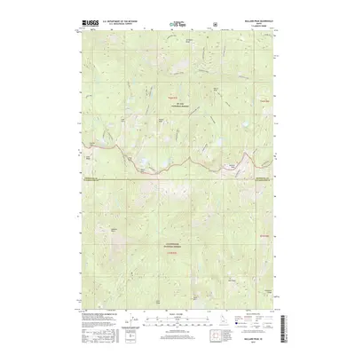 2017 Map of Mallard Peak, 2017 Print