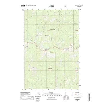 2020 Map of Mallard Peak, 2020 Print