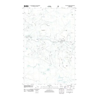 2011 Map of Mallardy Ridge, 2011 Print