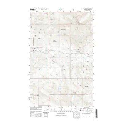 2014 Map of Mallardy Ridge, 2014 Print