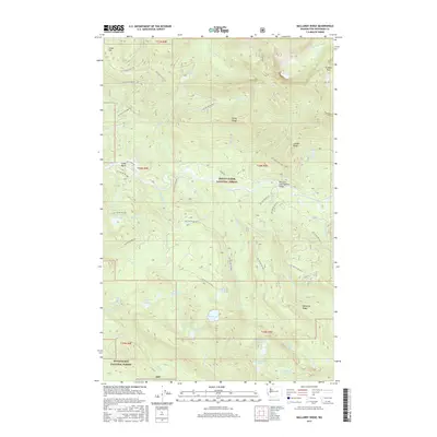 2017 Map of Mallardy Ridge, 2017 Print