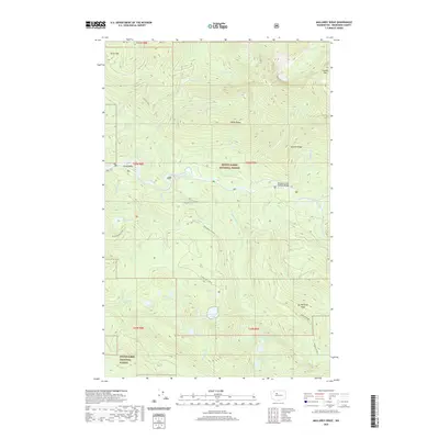 2020 Map of Mallardy Ridge, 2020 Print